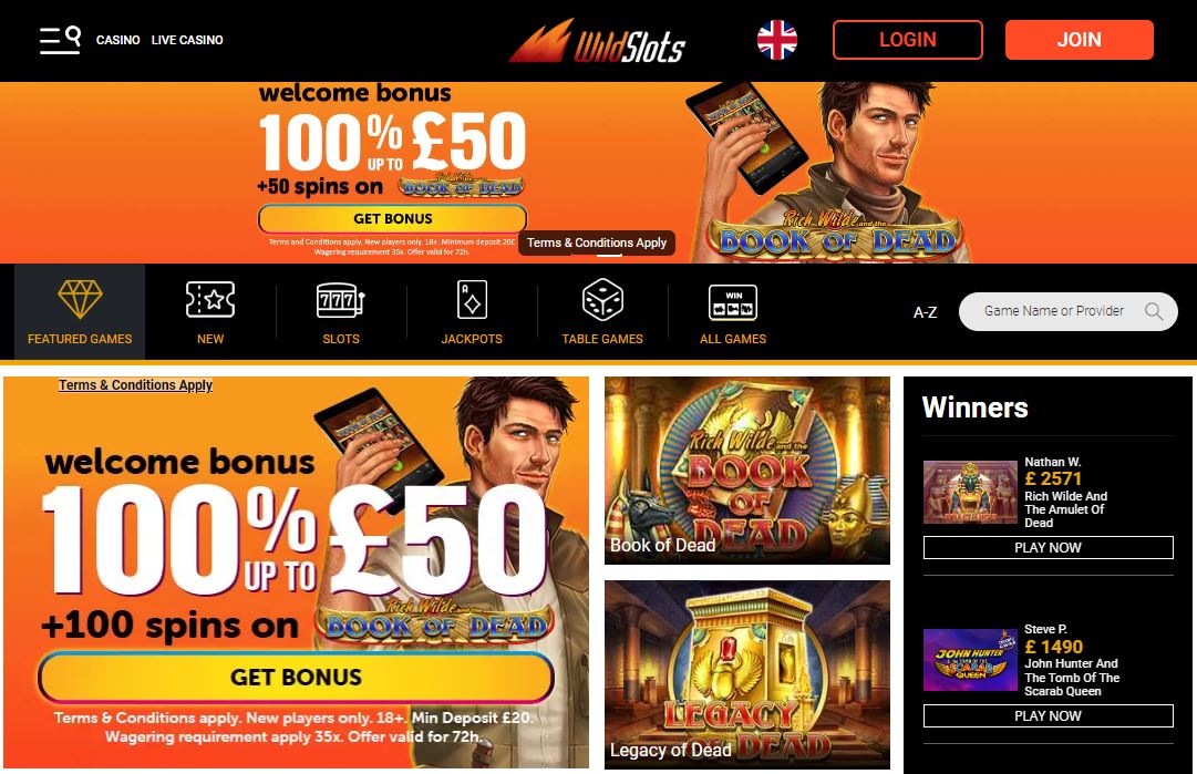 WildSlots Casino