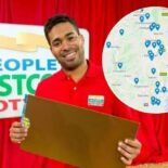 Postcode Lottery Map