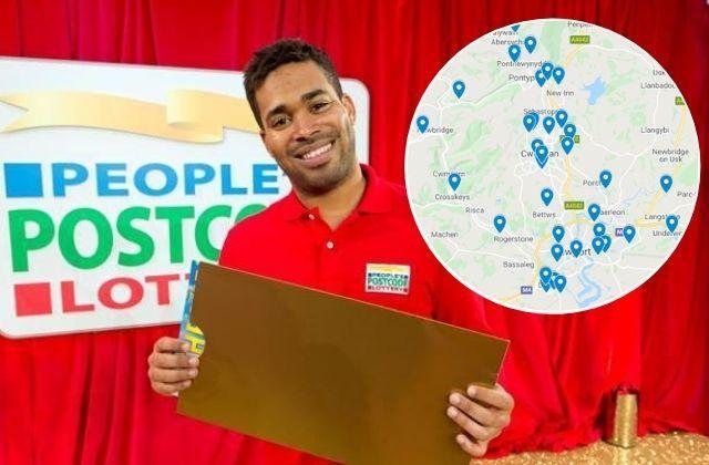 Postcode Lottery Map