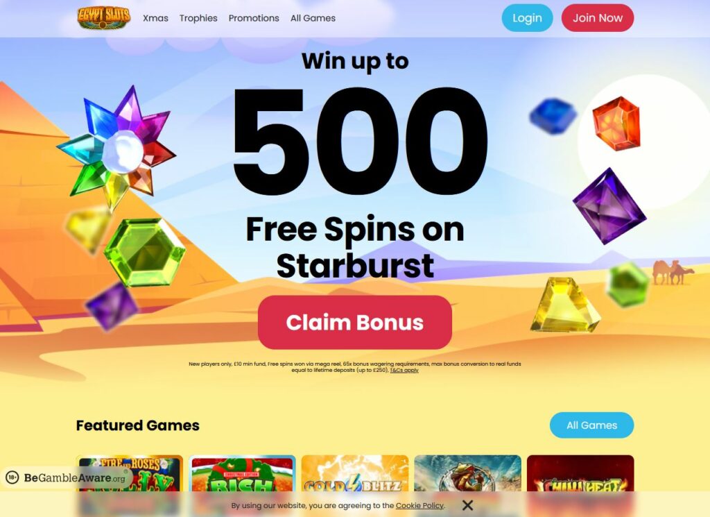 Egypt Slots Casino Review