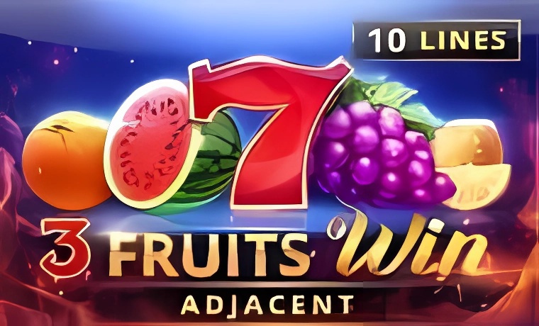 3 Fruits Win: 10 Lines Adjacent Slot